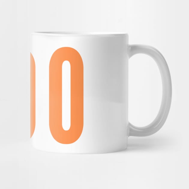 BOO! in Orange by Likeable Design